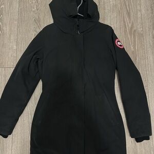 Canada Goose Women's Black Hooded Ski Jacket